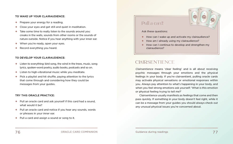 Oracle Card Companion: Master the art of card reading