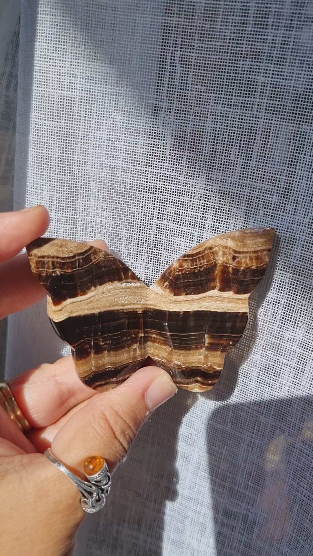 Chocolate Calcite Butterfly | 85g