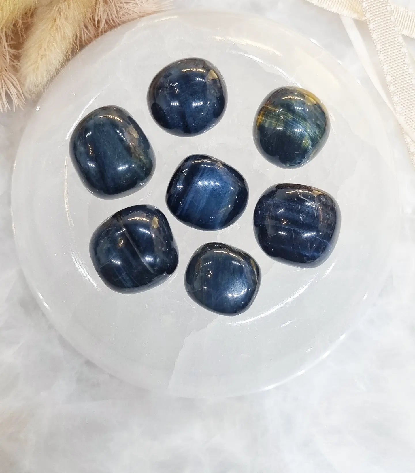Blue Tiger Eye Tumble