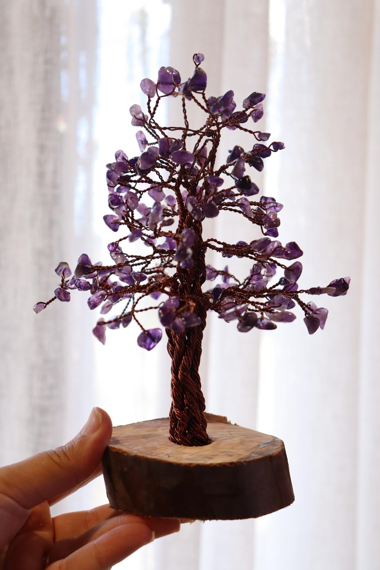 Amethyst Wired Chip Tree