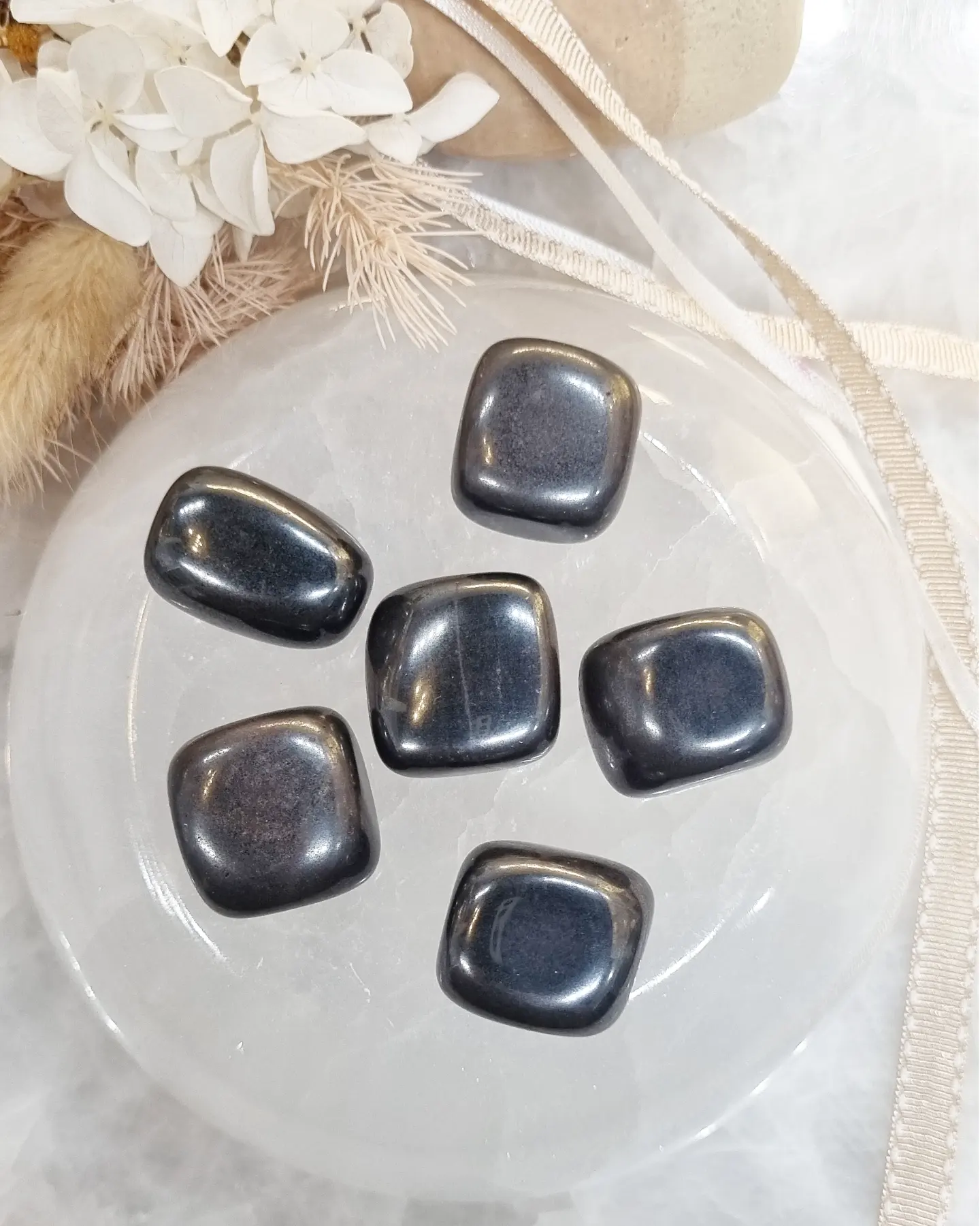 Hematite Cubed Tumble