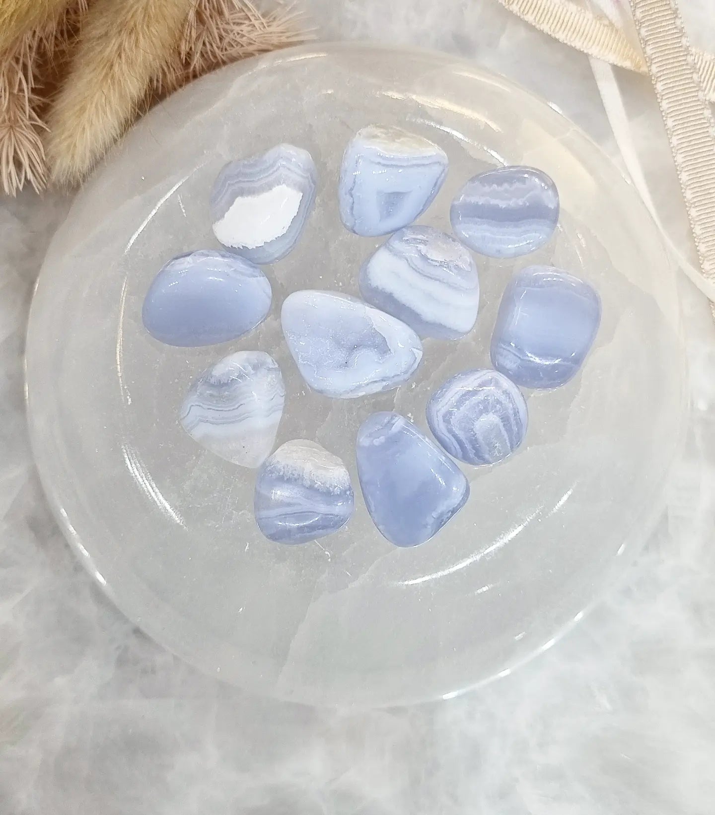 Blue Lace Agate Tumble