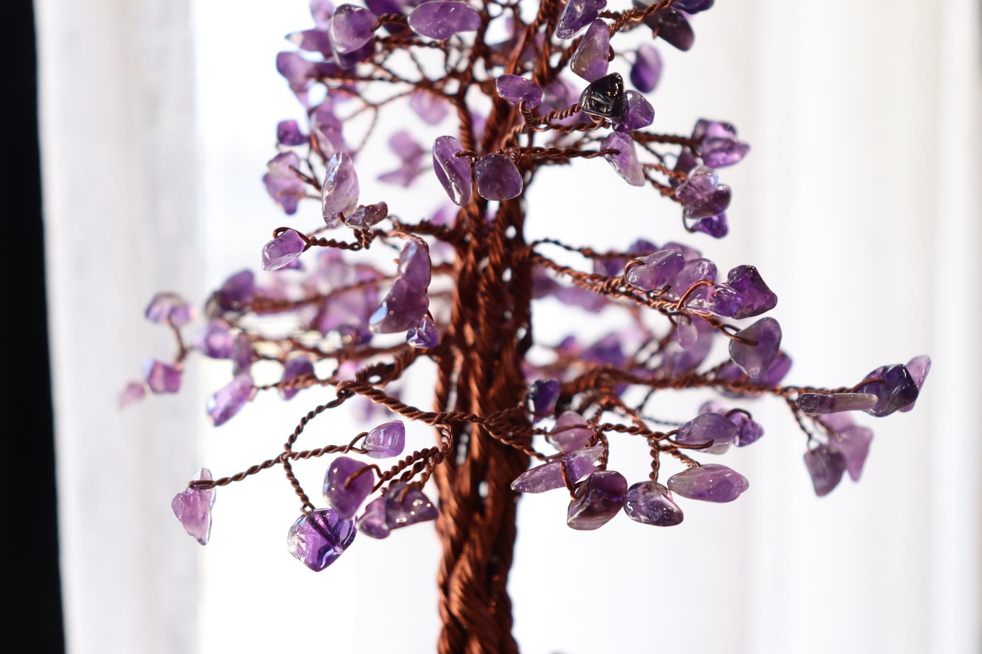 Amethyst Wired Chip Tree