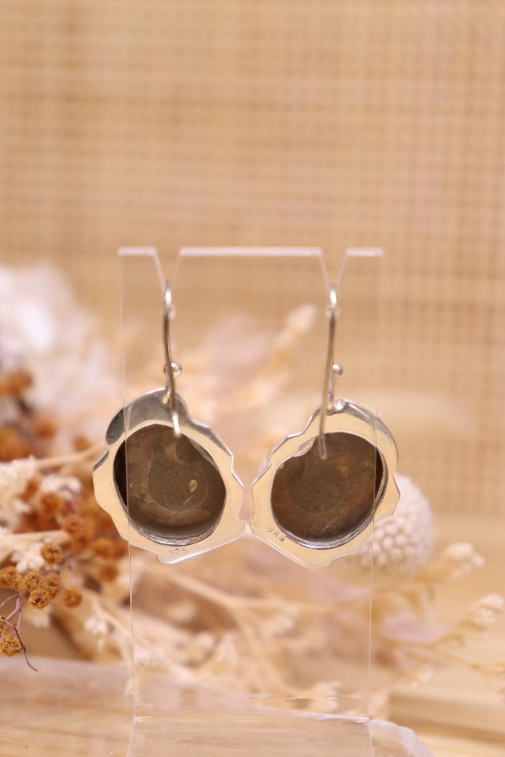 Ammonite Earrings | Hook Dangle