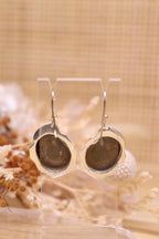 Ammonite Earrings | Hook Dangle