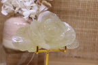 Citrine Flower Carving + Stand | 200g