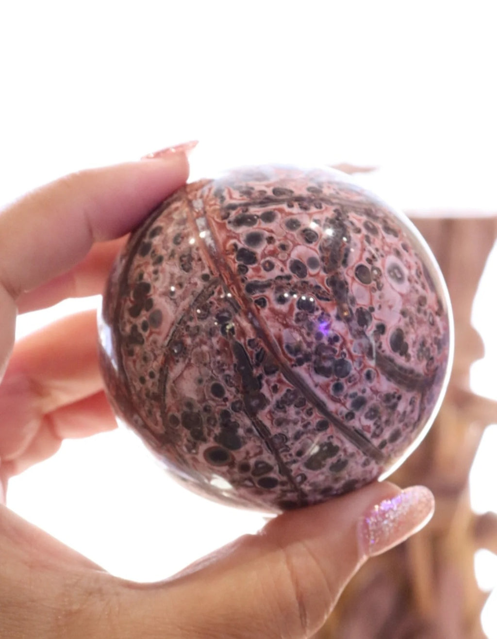 Leopard Skin Jasper Sphere | 349g