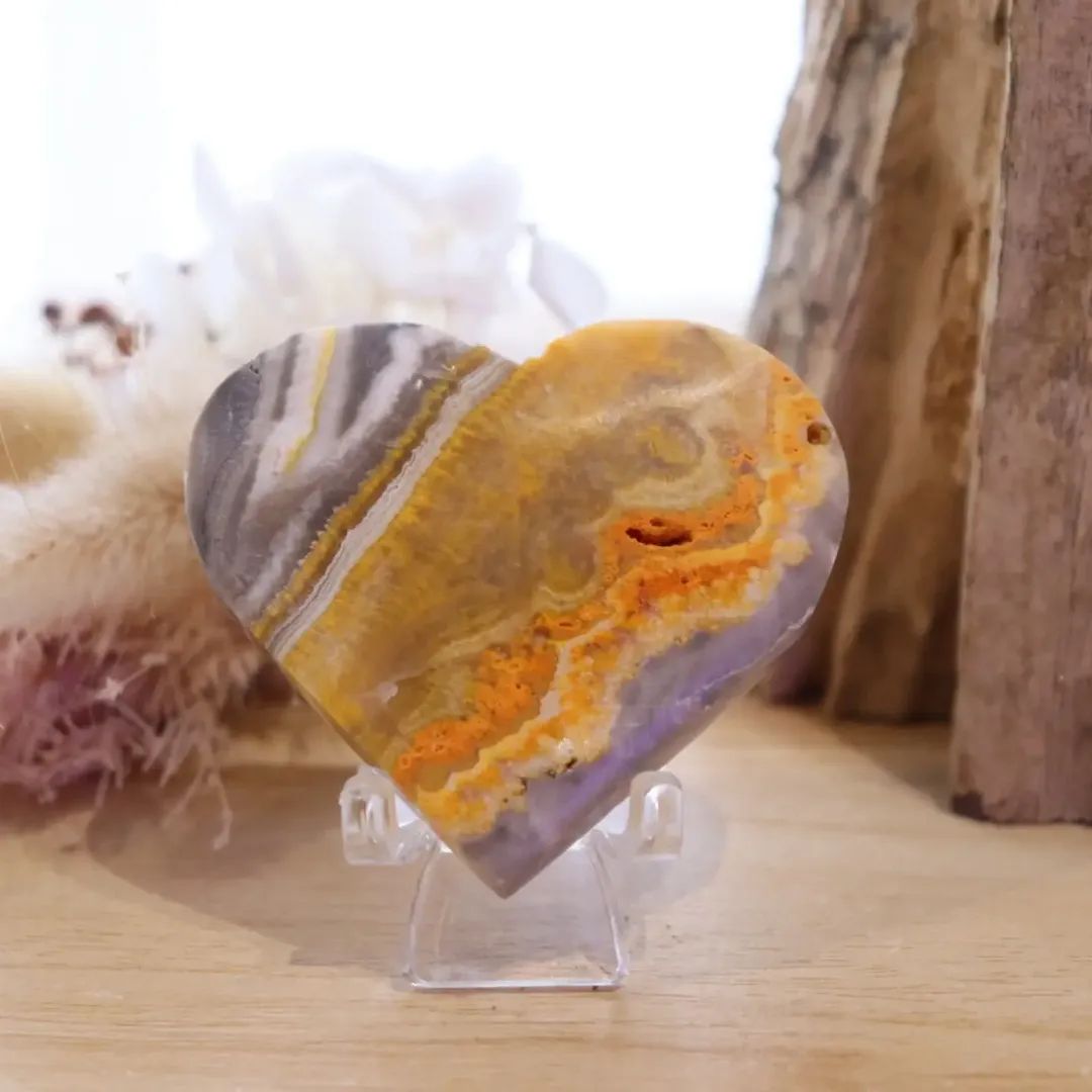 Bumble Bee Jasper Heart | 66g