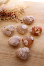 Flower Agate Heart
