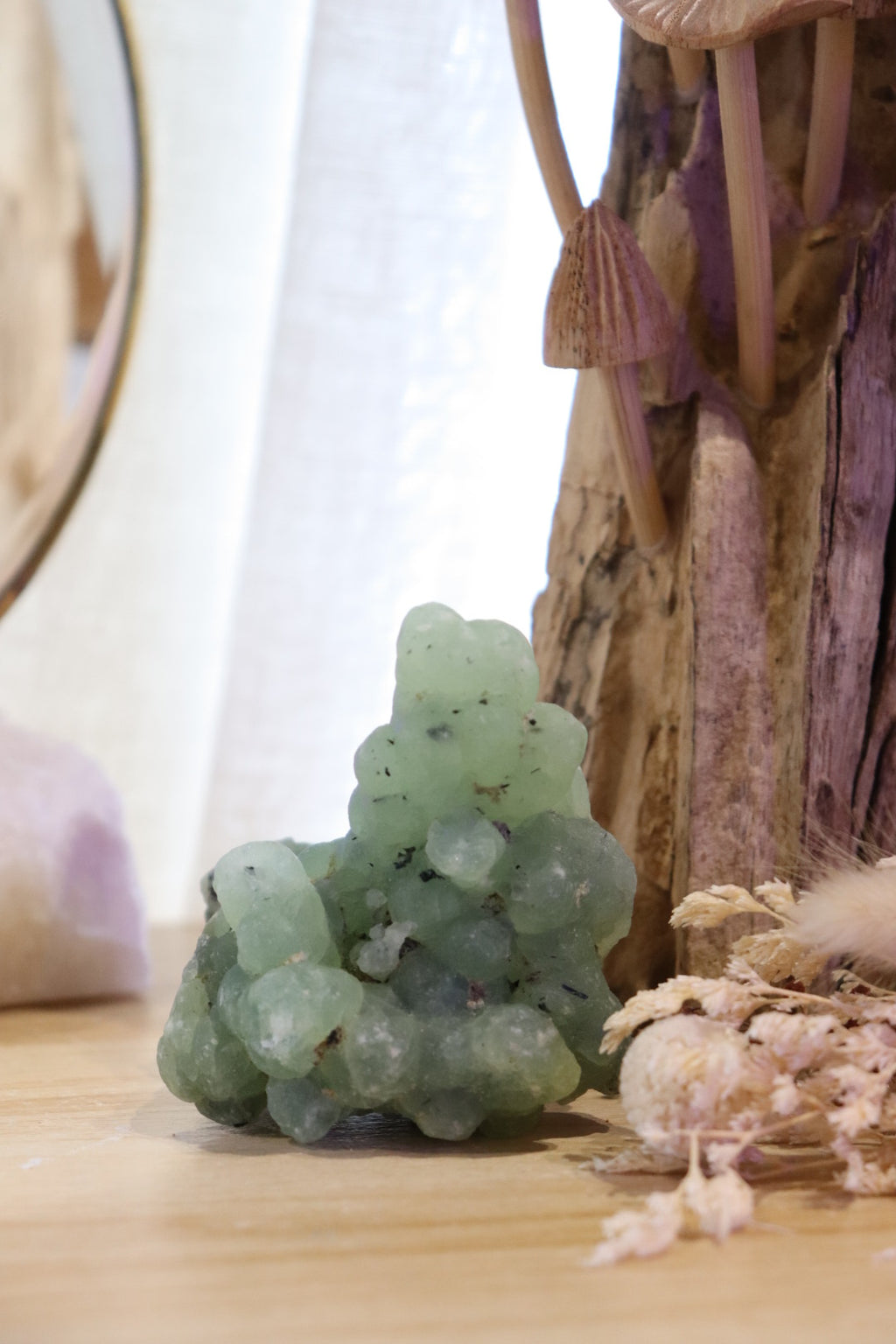 Prehnite + Epidote Inclusions Raw Specimen | 278g