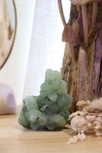 Prehnite + Epidote Inclusions Raw Specimen | 278g