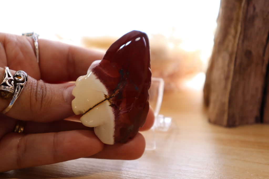 Mookaite Jasper Flower + Stand | 46g