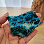 Chrysocolla & Malachite Slab + Stand | 147g