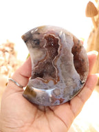 Druzy Agate Moon
