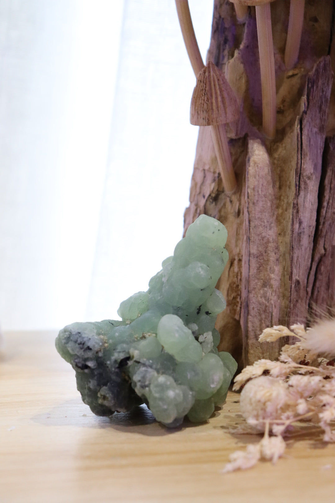 Prehnite + Epidote Inclusions Raw Specimen | 278g