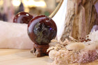 Dragon's Blood Jasper Sphere + Stand | 337g