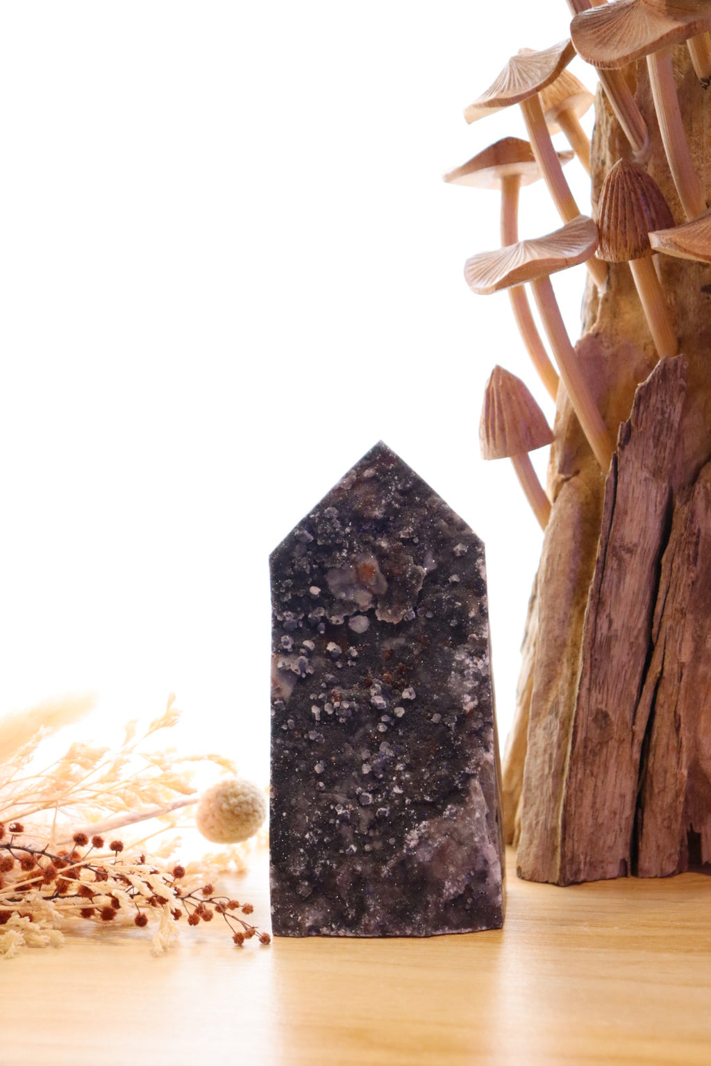 Sphalerite, Garnet & Calcite Tower | 450g