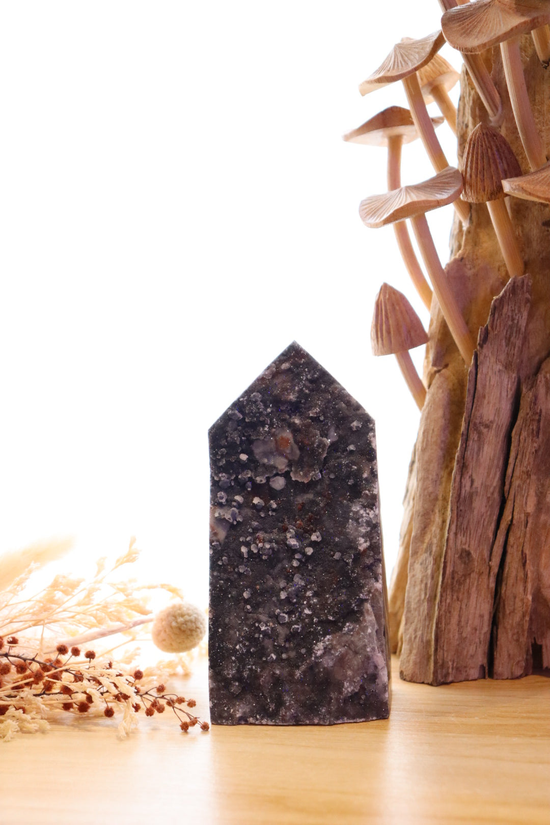 Sphalerite, Garnet & Calcite Tower | 450g