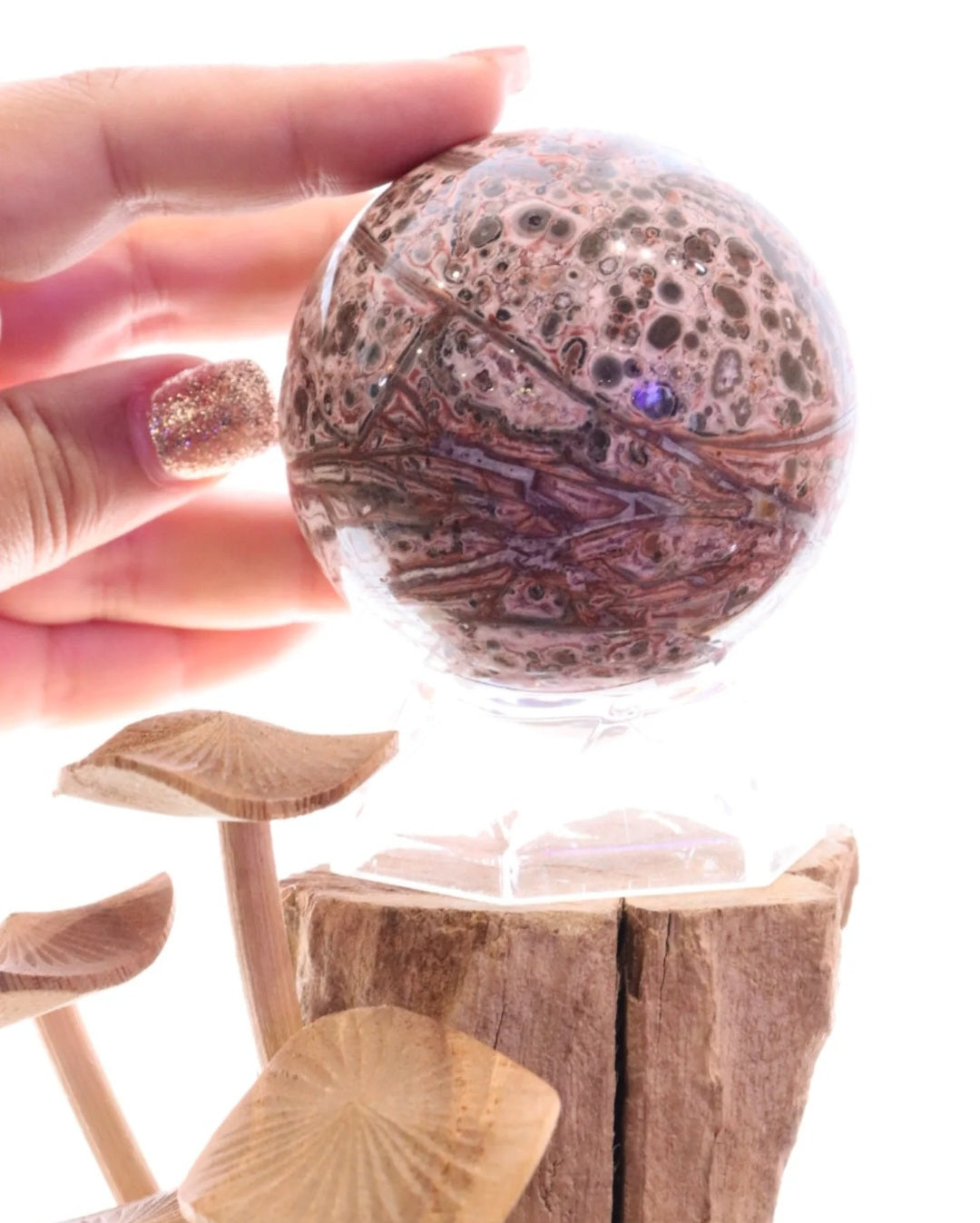 Leopard Skin Jasper Sphere | 349g