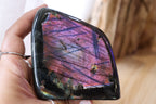 Labradorite Polished Pink + Purple | Free-Form 350g