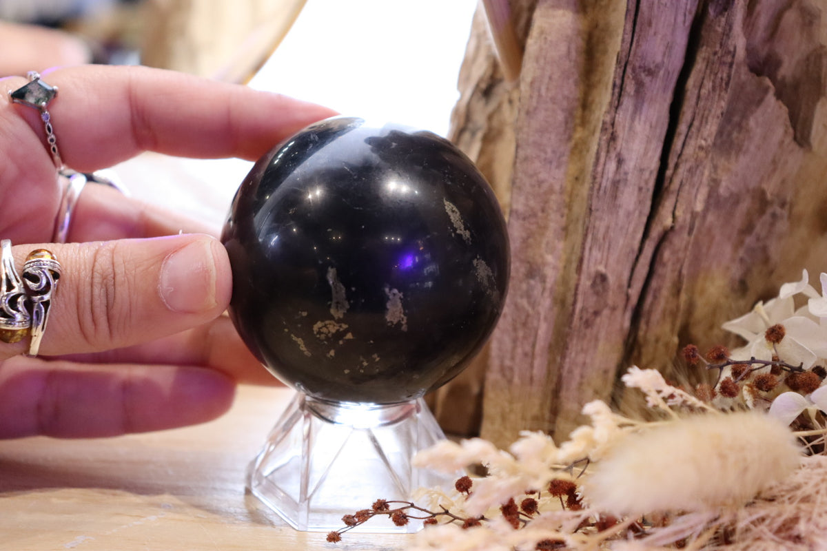 Shungite Sphere + Stand | 247g