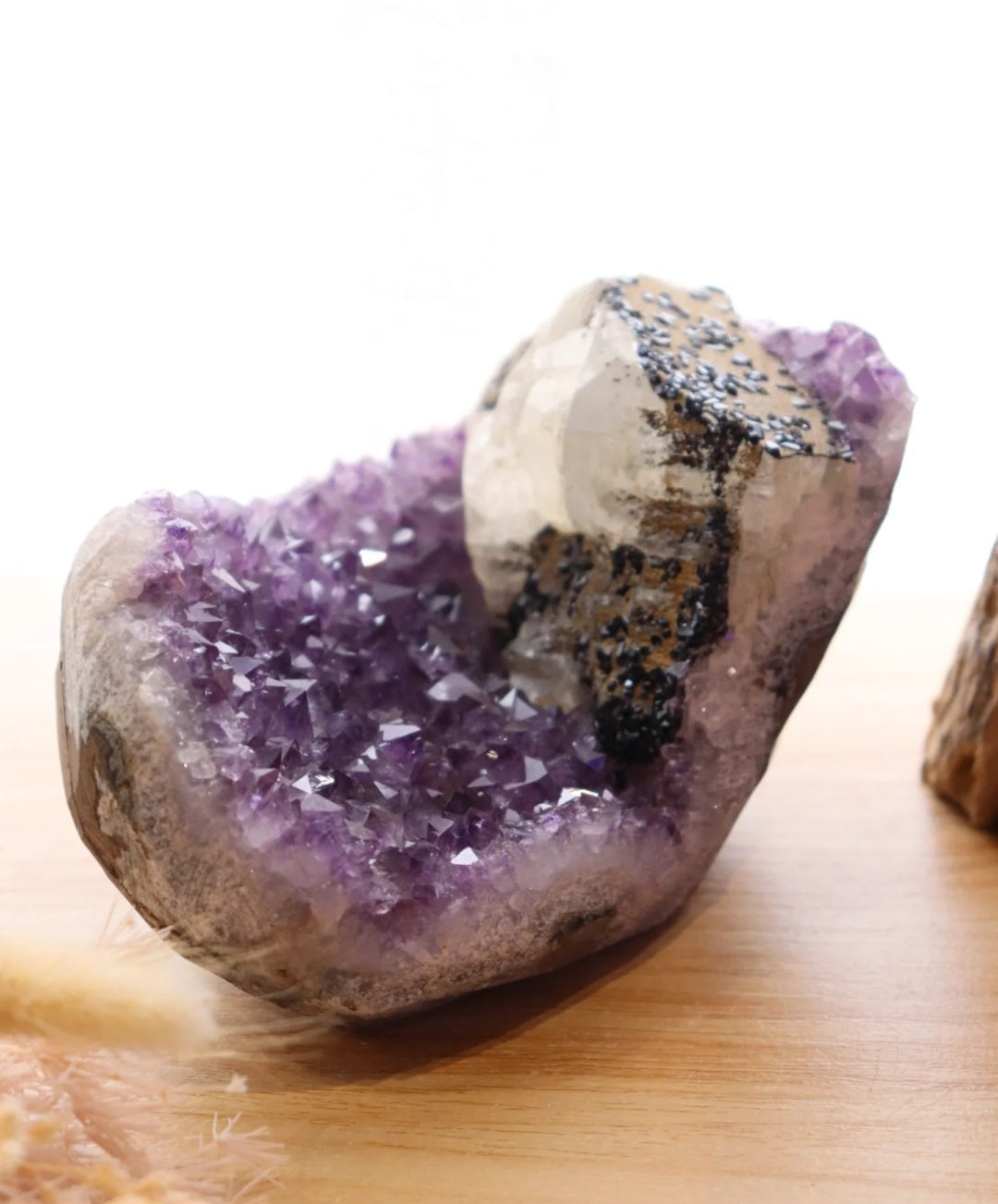 Amethyst + Calcite Cluster | 1.225kg