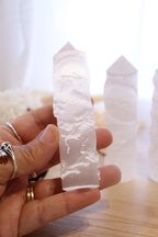 Selenite Point | Dragon