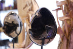 Septarian Egg + Black Metal Stand | 1.065kg