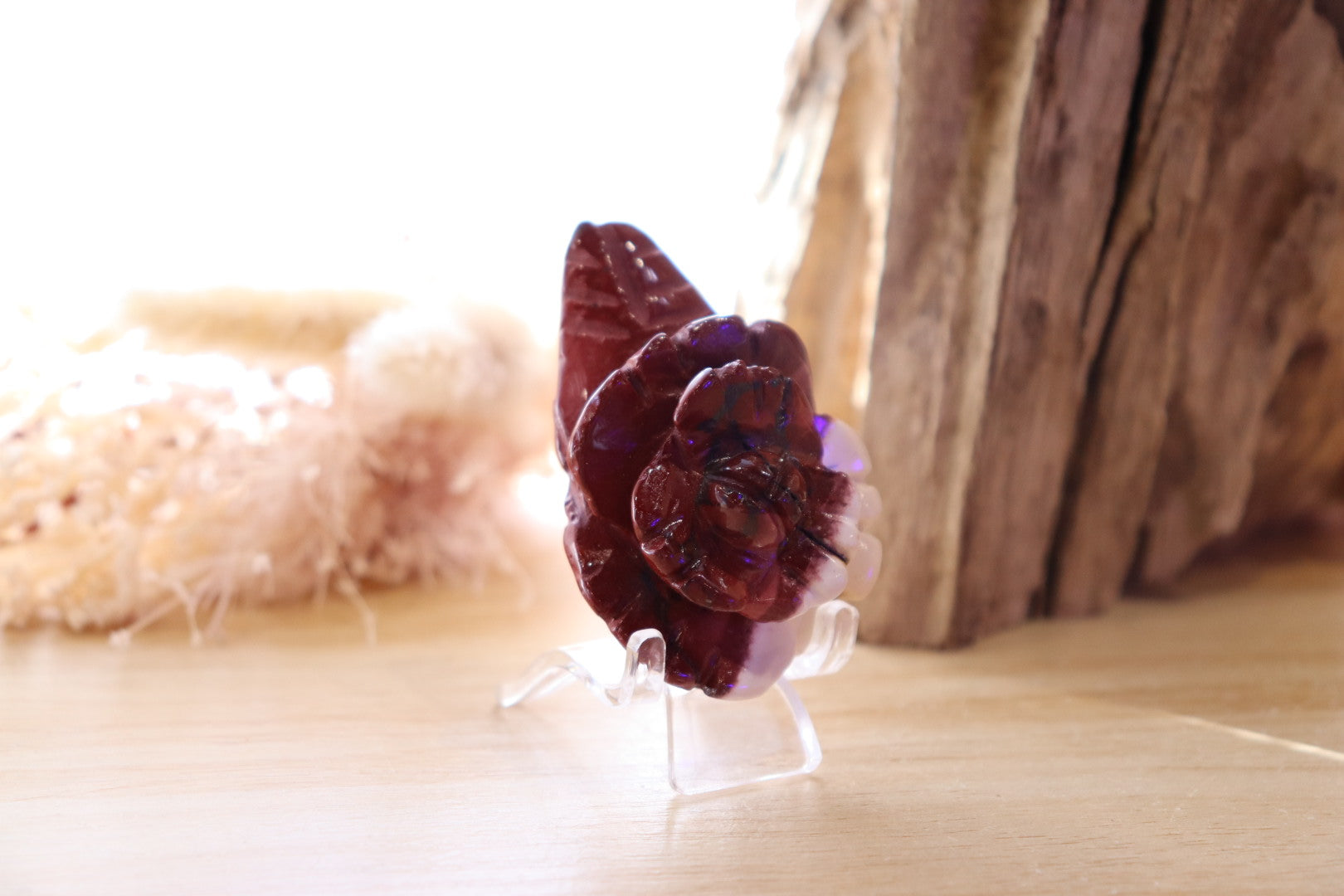 Mookaite Jasper Flower + Stand | 46g