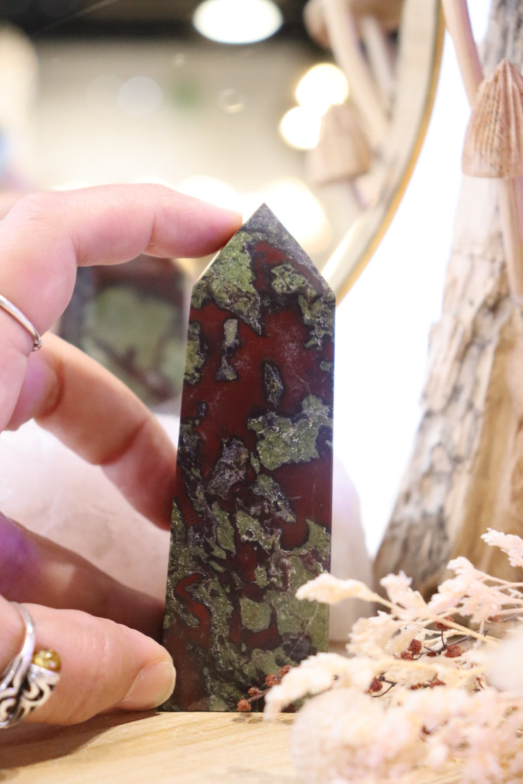 Dragon's Blood Jasper Point | 228g