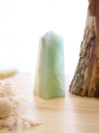 Green Calcite Point (Fingerprint) | 187g