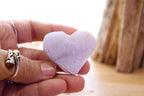 Blue Lace Agate Heart Druzy + Stand | 33g