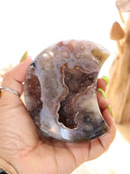 Druzy Agate Moon