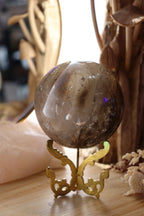 Smokey Quartz Sphere + Stand | 780g