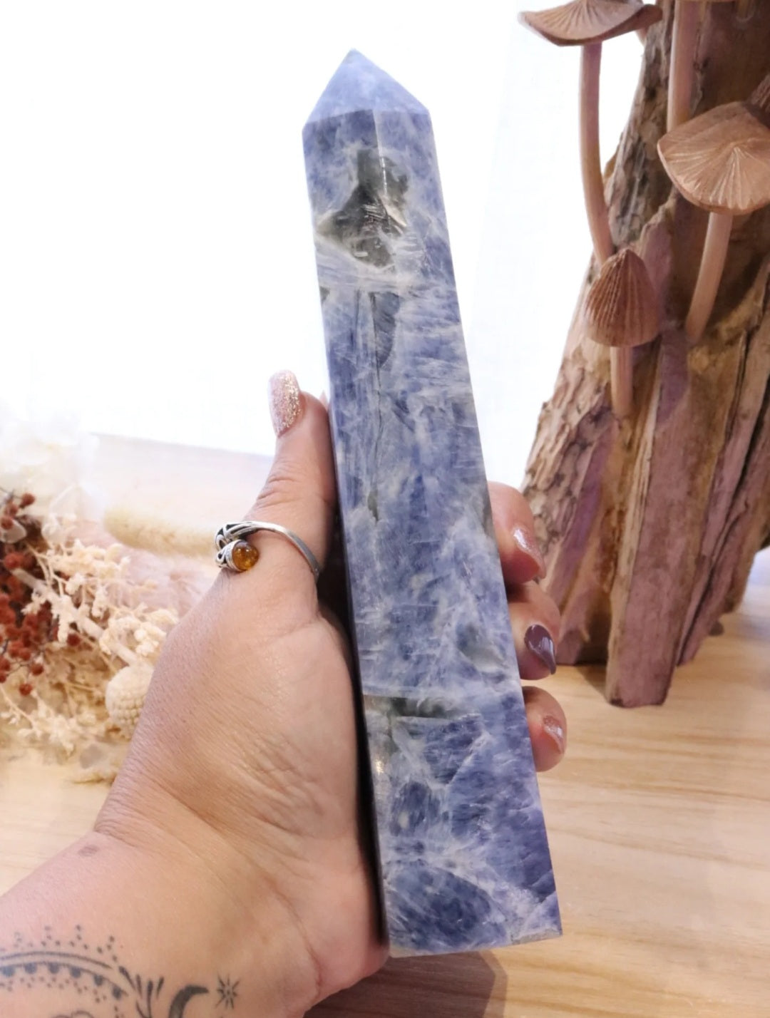 Blue Kyanite Tower | 676g