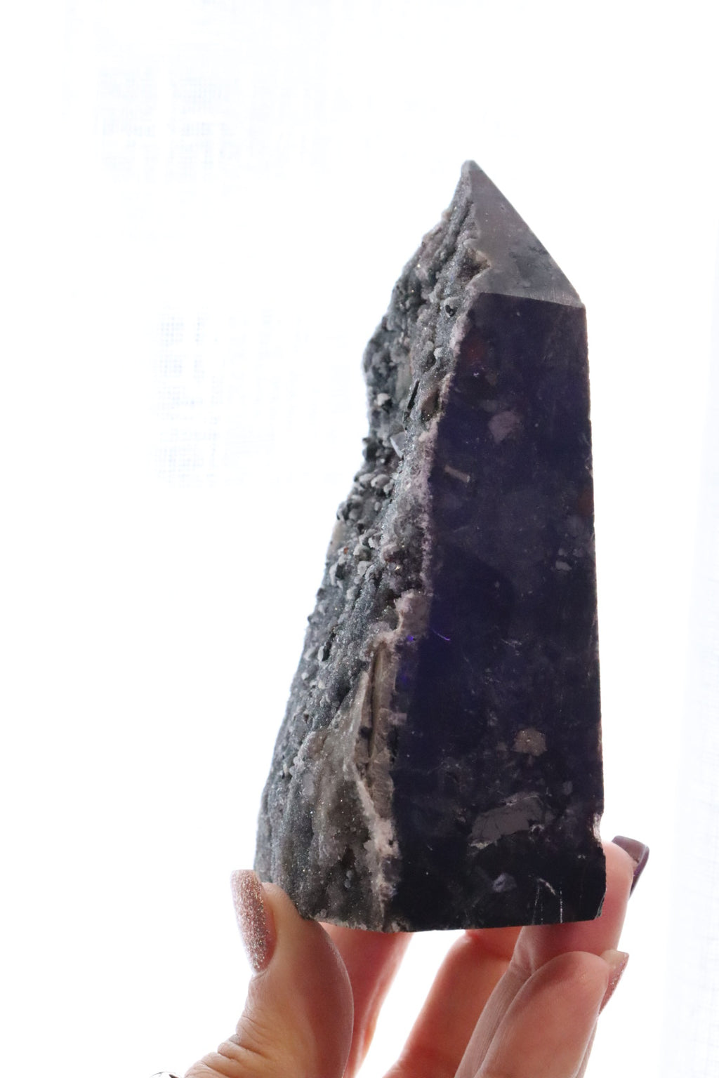 Sphalerite, Garnet & Calcite Tower | 450g