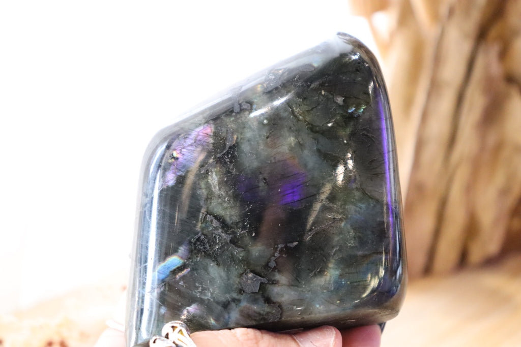 Labradorite Polished Pink + Purple | Free-Form 350g