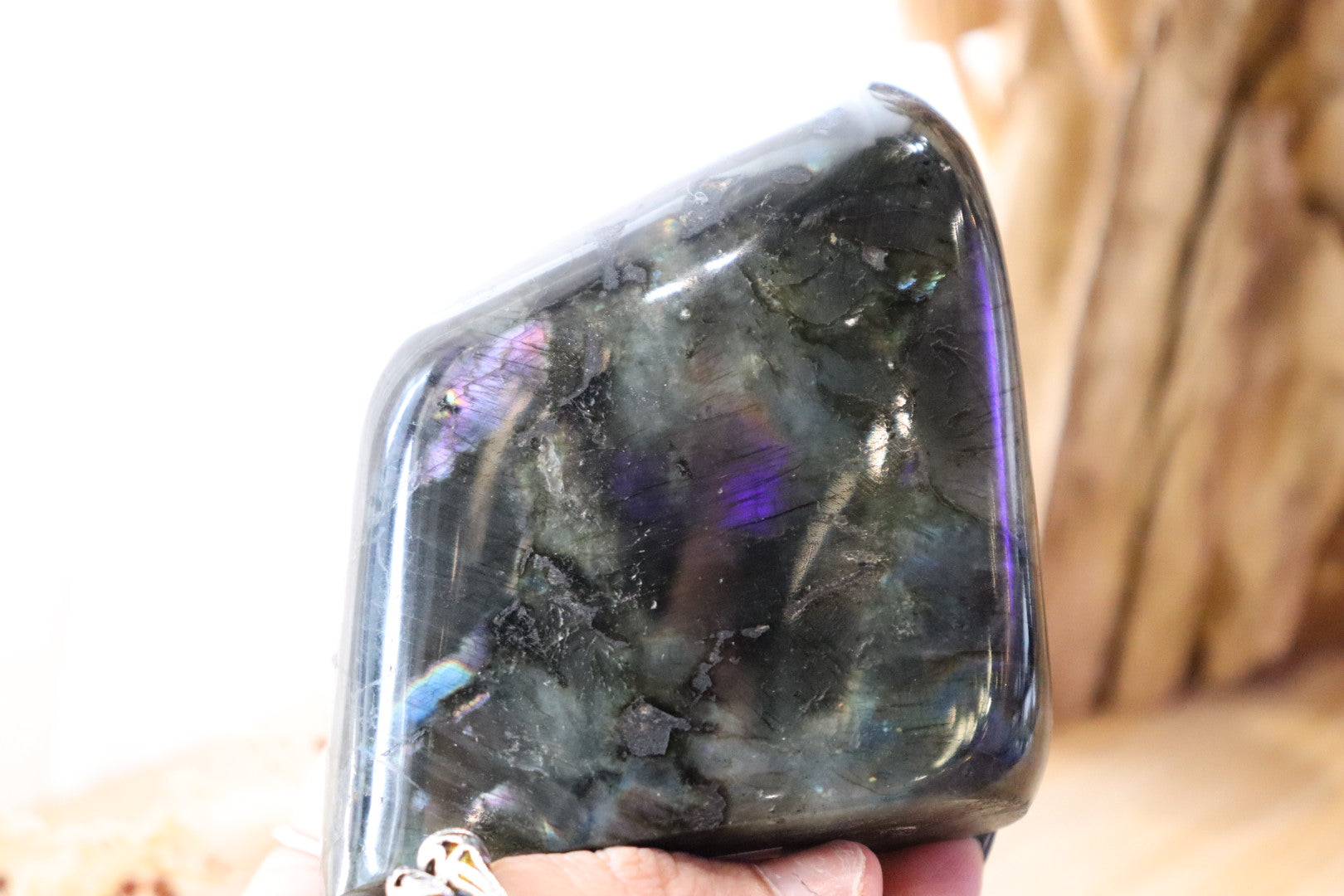 Labradorite Polished Pink + Purple | Free-Form 350g