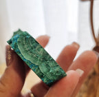 Chrysocolla & Malachite Slab + Stand | 147g