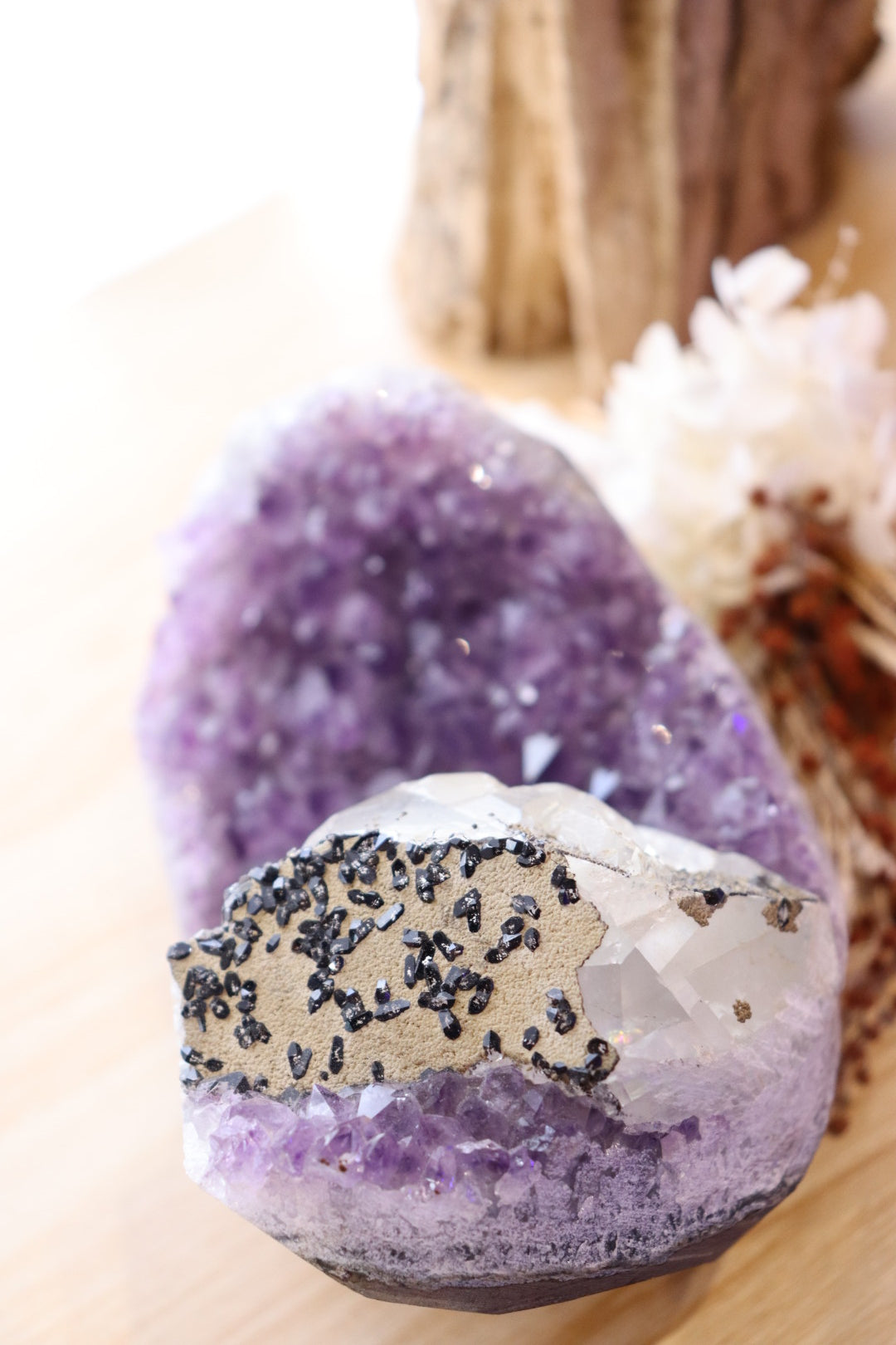 Amethyst + Calcite Cluster | 1.225kg