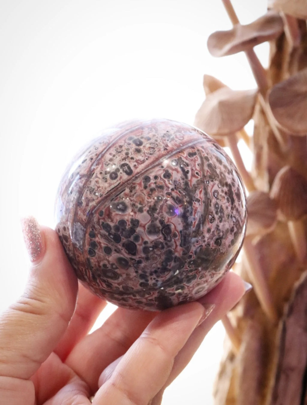Leopard Skin Jasper Sphere | 349g