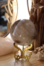 Smokey Quartz Sphere + Stand | 780g