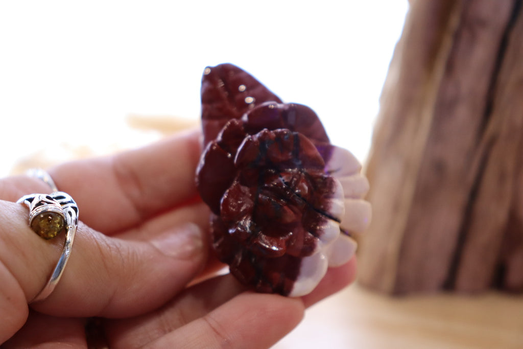 Mookaite Jasper Flower + Stand | 46g