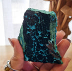 Chrysocolla & Malachite Slab + Stand | 147g
