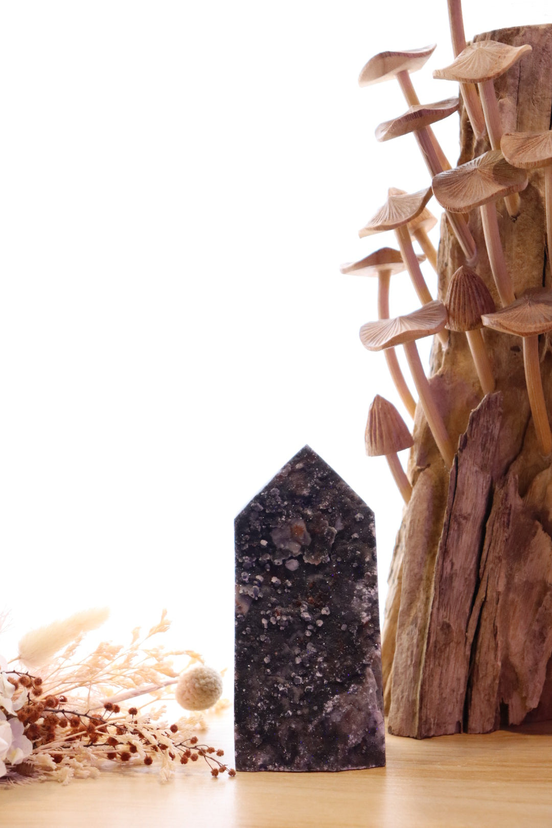 Sphalerite, Garnet & Calcite Tower | 450g