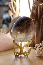 Smokey Quartz Sphere + Stand | 780g