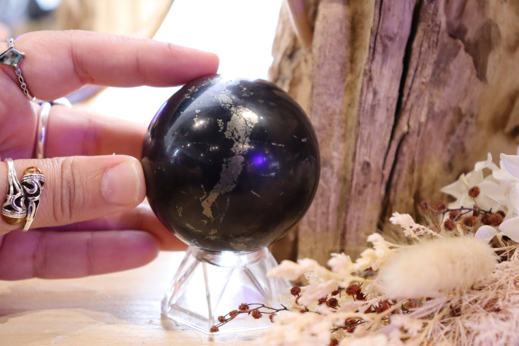 Shungite Sphere + Stand | 247g