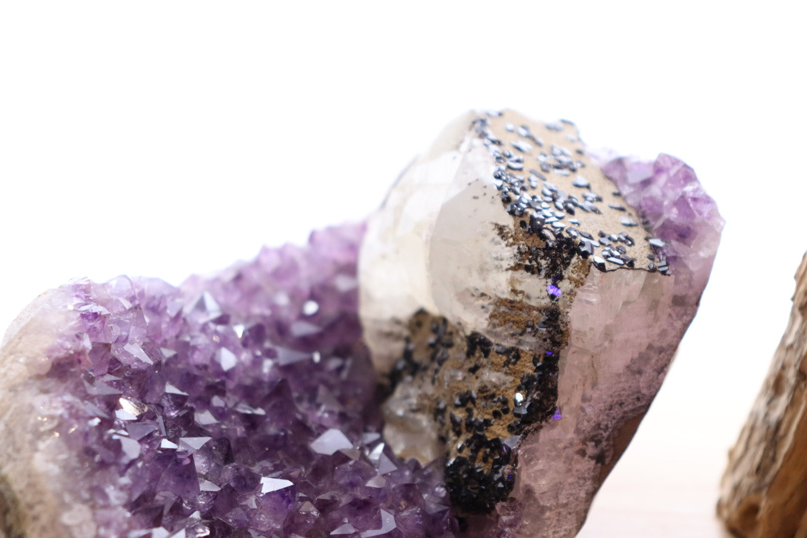 Amethyst + Calcite Cluster | 1.225kg