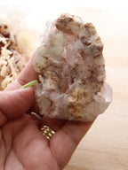 Epidote + Clear Quartz Cluster