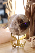 Smokey Quartz Sphere + Stand | 780g